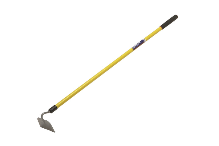 Garden Hoe, Steel Head, Industrial Grade, 57" Fiberglass Handle, Cushioned-Grip