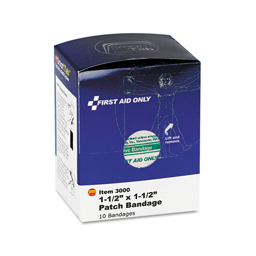 Image of First Aid Only FAE-3000 Smartcompliance Patch Bandages, 1.5 X 1.5, 10/box