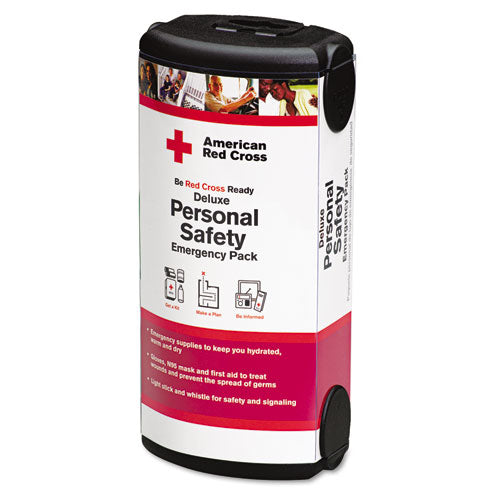 Image of First Aid Only FAORC622 American Red Cross Personal Safety Pack For One Person, Nylon Backpack