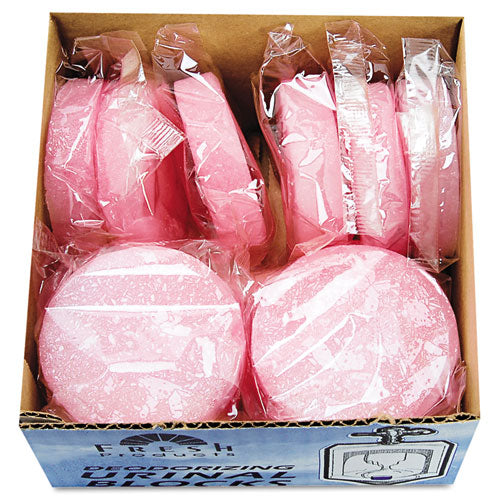 Image of Fresh Products 3PB-F-012I144M-20 Urinal Deodorizer Blocks, Cherry Scent, Red, 3 oz, 12/Box, 12 Boxes/Carton