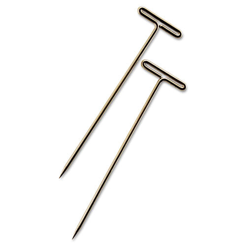 Image of GEM® 87T T-Pins, Steel, Silver, 1.5", 100/Box