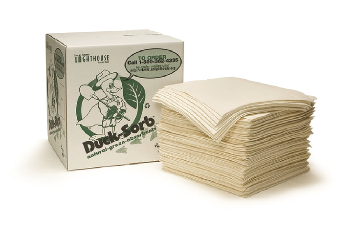 Image of Duck Sorb® Cottonsoak Absorbent Pad, Cotton, 18" x 18", White