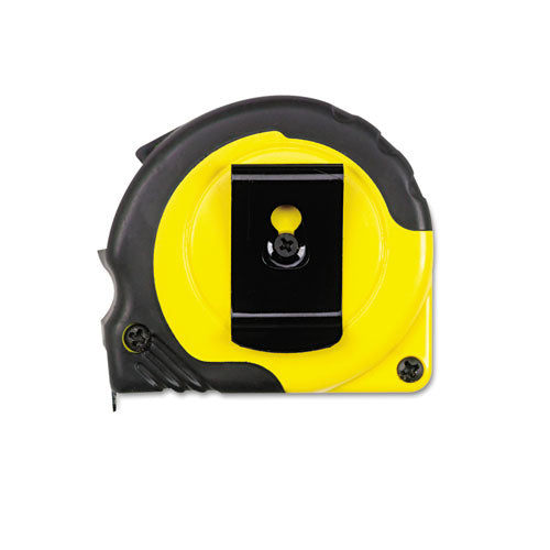 Image of Great Neck® 95007 ExtraMark Power Tape, 0.63" x 12 ft, Steel, Yellow/Black