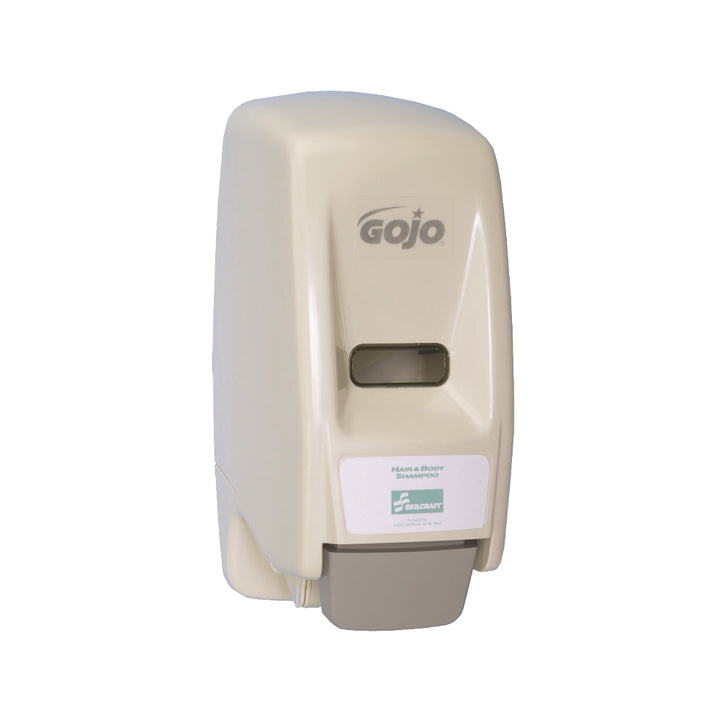Image of GOJO® SKILCRAFT® Wall Dispenser, Soap/Shampoo/Sanitizer, Gray, 800 mL Dispenser Refill, 12/Box