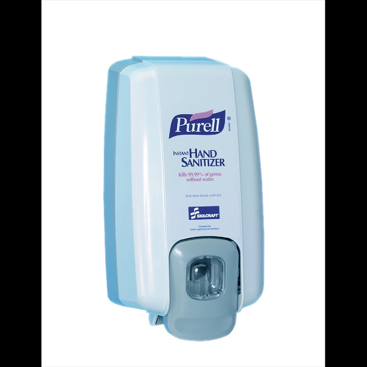 Image of PURELL® SKILCRAFT® NXT Wall Hand Sanitizer Dispenser, Manual, Gray, 1000 mL Dispenser, 1 Each