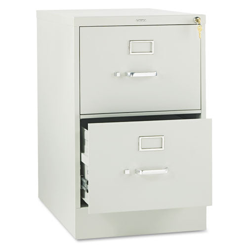 Image of HON® H312C.P.Q 310 Series Vertical File, 2 Legal-Size File Drawers, Light Gray, 18.25" X 26.5" X 29"