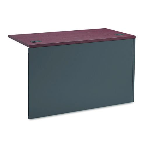 Image of HON® H38216L.N.S 38000 Series Flush Return, Left, 48w x 24d x 29.5h, Mahogany/Charcoal