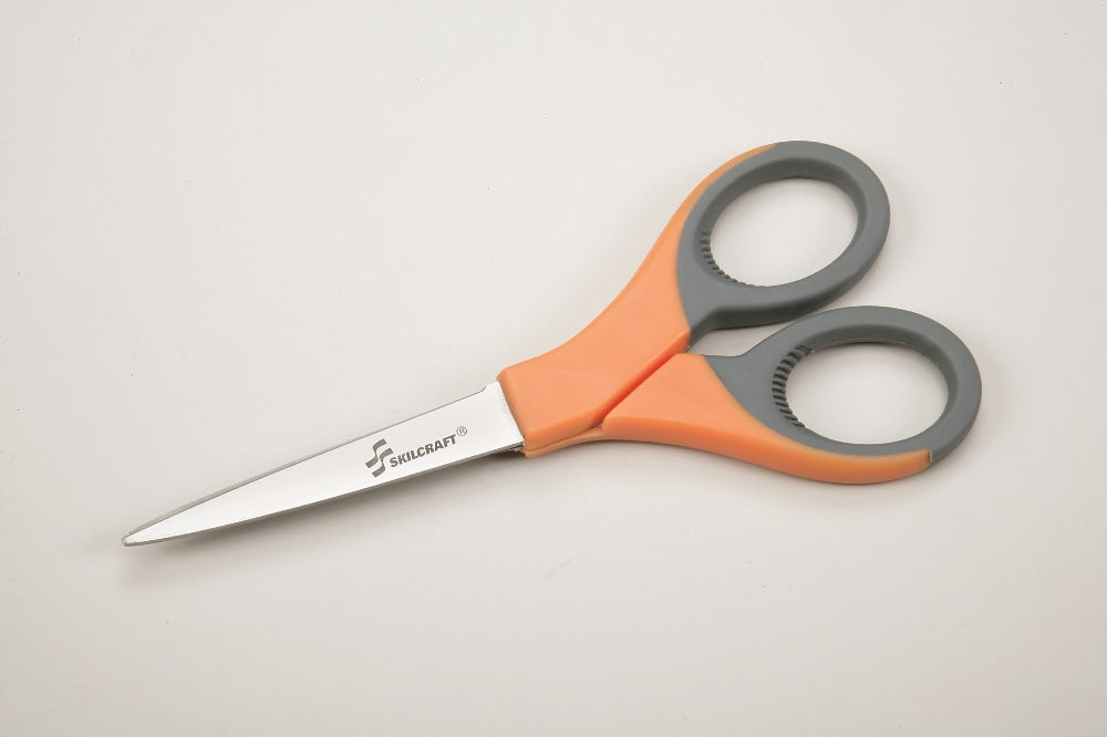Image of SKILCRAFT® Shears/Scissors, Stainless Steel, 6-1/2" w/3" Cut Length, Case of 12