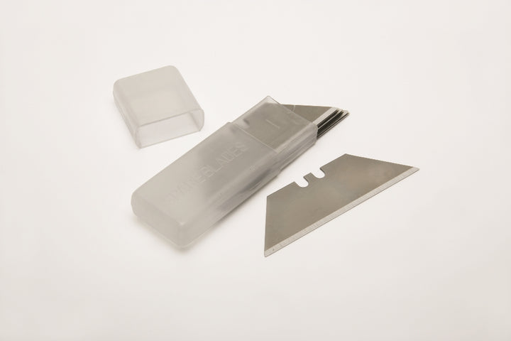 Image of SKILCRAFT® Replacement Blades for Heavy-Duty 2-Point Utility Knife 5110-01-621-7915, 10/Package, Case of 12 Packages