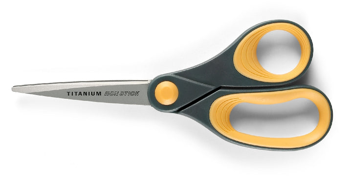 Image of SKILCRAFT® Westcott® Titanium Straight Scissors w/Non-Stick Blades, 8", Case of 90