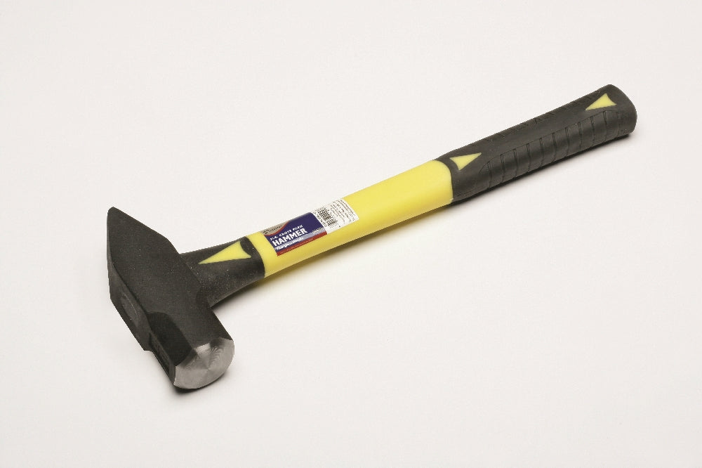 Image of SKILCRAFT® Cross Peen Hammers, 3 lb Head, 15" Fiberglass Cushioned Grip Handle, 1 Each