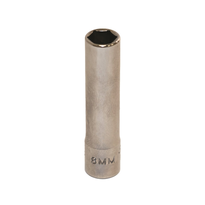 Image of SKILCRAFT® Socket - 1/4" Drive - 8mm Deep Metric - 6-Point Fastener