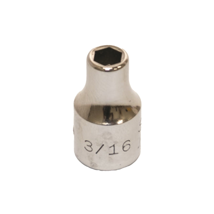 Image of SKILCRAFT® Socket - 1/4" Drive - 3/16" Shallow - SAE 6-Point Fastener
