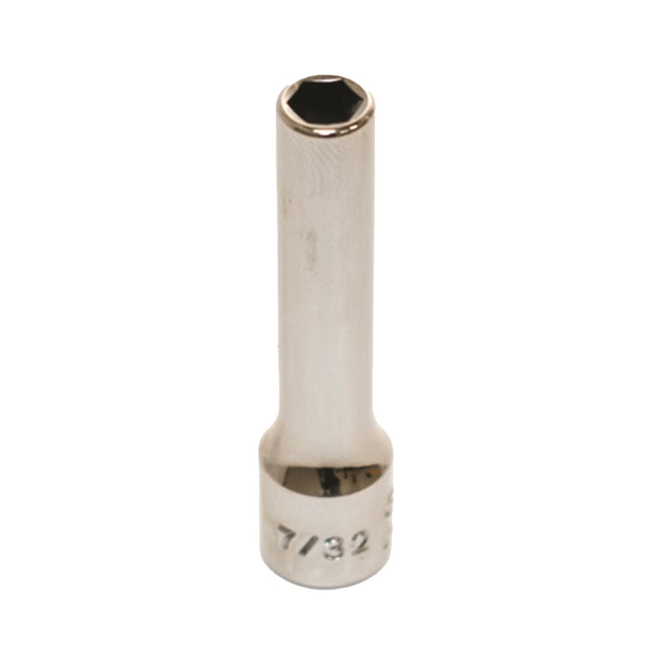 Image of SKILCRAFT® Socket - 1/4" Drive - 7/32" Deep - SAE 6-Point Fastener