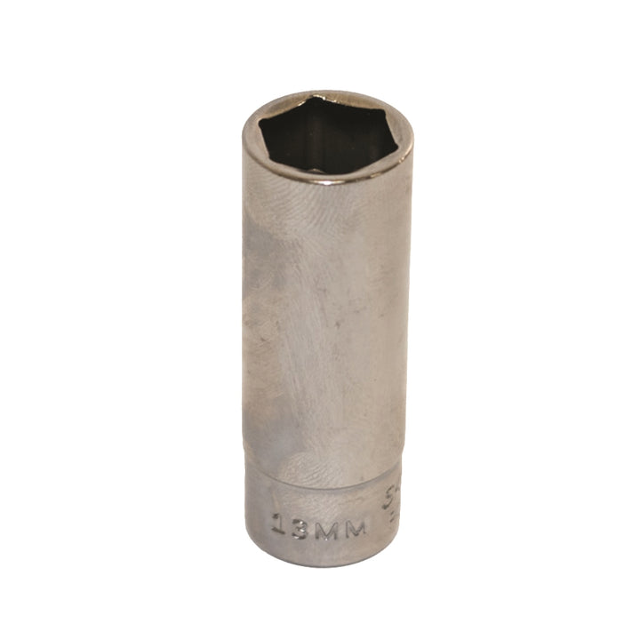 Image of SKILCRAFT® Socket - 1/4" Drive - 13mm Deep Metric - 6-Point Fastener