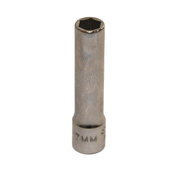 Image of SKILCRAFT® Socket - 1/4" Drive - 7mm Deep Metric - 6-Point Fastener