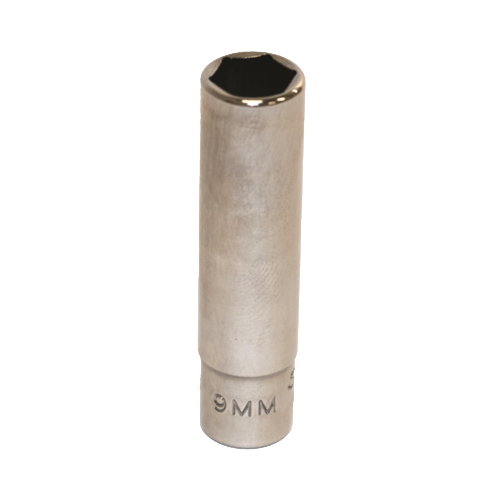 Image of SKILCRAFT® Socket - 1/4" Drive - 9mm Deep Metric - 6-Point Fastener