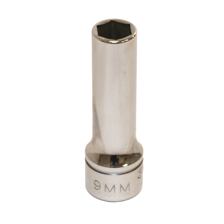 Image of SKILCRAFT® Socket - 3/8" Drive - 9mm Deep Metric - 6-Point Fastener