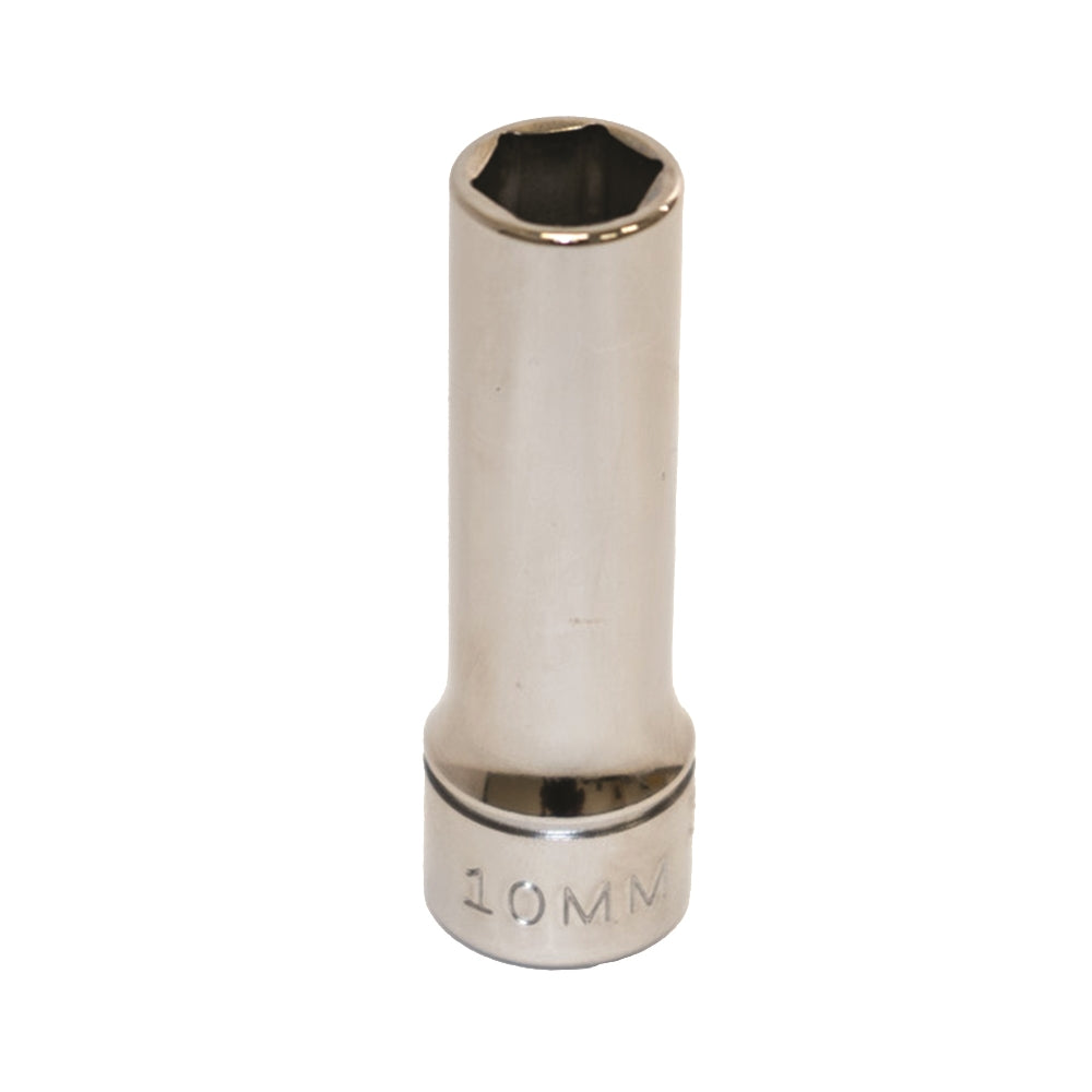 Image of SKILCRAFT® Socket - 3/8" Drive - 10mm Deep Metric - 6-Point Fastener