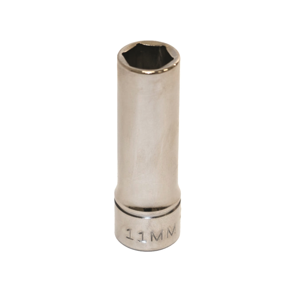 Image of SKILCRAFT® Socket - 3/8" Drive - 11mm Deep Metric - 6-Point Fastener