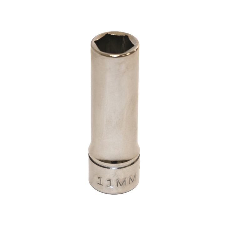 Image of SKILCRAFT® Socket - 3/8" Drive - 11mm Deep Metric - 6-Point Fastener