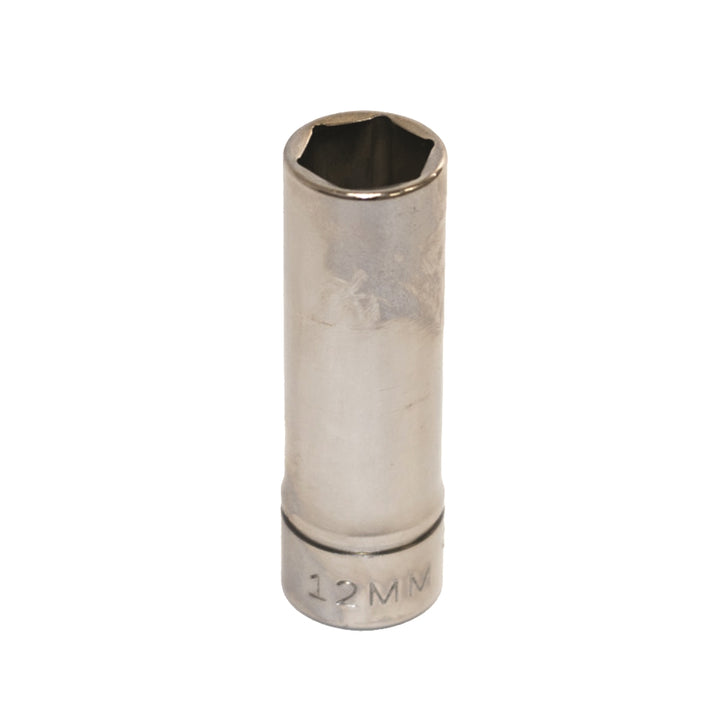 Image of SKILCRAFT® Socket - 3/8" Drive - 12mm Deep Metric - 6-Point Fastener