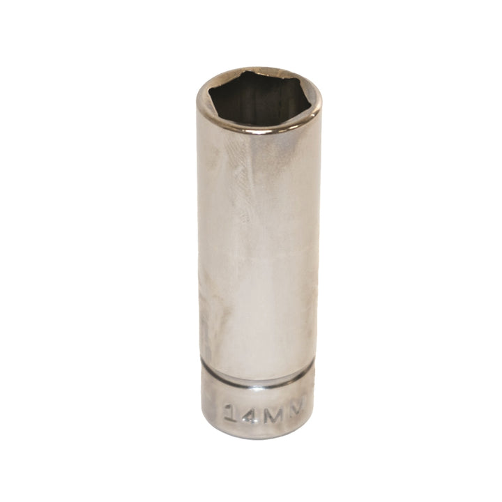 Image of SKILCRAFT® Socket - 3/8" Drive - 14mm Deep Metric - 6-Point Fastener