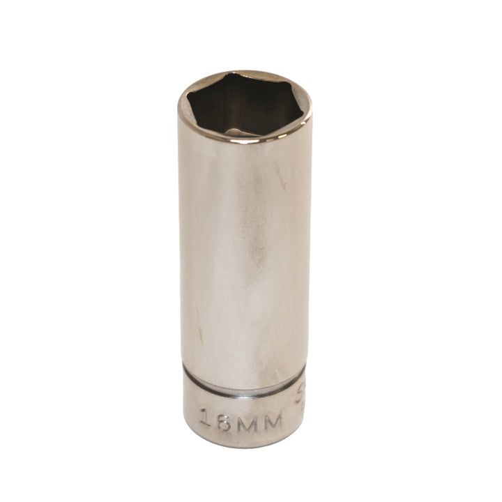 Image of SKILCRAFT® Socket - 3/8" Drive - 16mm Deep Metric - 6-Point Fastener