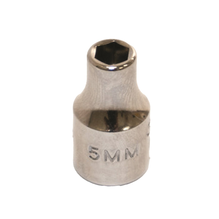 Image of SKILCRAFT® Socket - 1/4" Drive - 5mm Shallow Metric - 6-Point Fastener