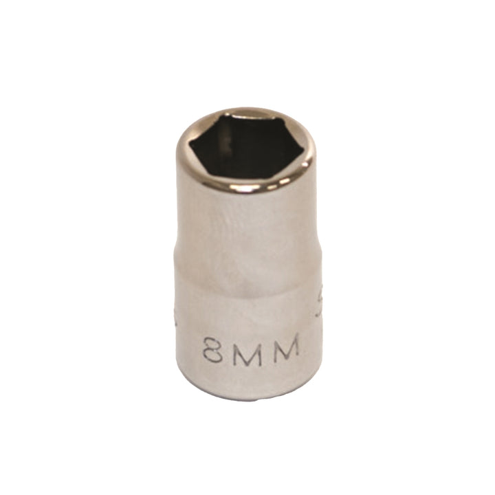 Image of SKILCRAFT® Socket - 1/4" Drive - 8mm Shallow Metric - 6-Point Fastener
