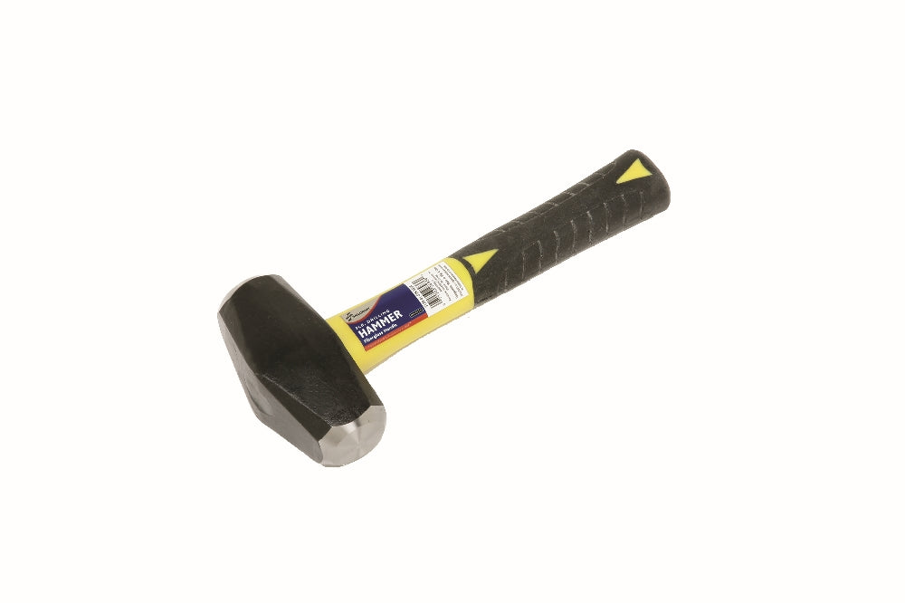 Drilling Hammer, 3 lb Head, 10.5" Fiberglass Handle