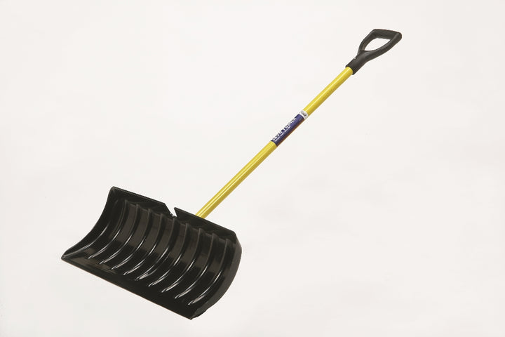 Snow Pusher, ABS Scoop, Industrial Grade, 40" Fiberglass D Grip Handle