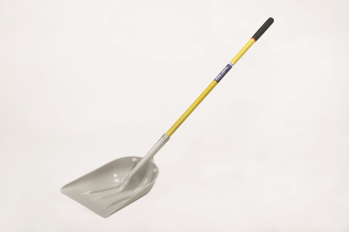 Scoop Shovel, ABS Head, 51" Fiberglass Cushioned Grip Handle