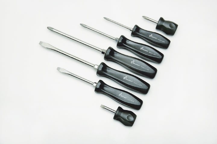 Image of SKILCRAFT® Pro-Grade Screwdriver Set, 3/16" - 5/16", 7 Piece Set, Case of 6 Sets