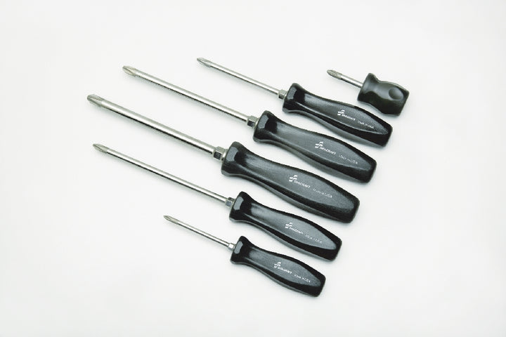 Image of SKILCRAFT® Pro-Grade Screwdriver Set, #1-#4 Phillips Head, 6 Piece Set