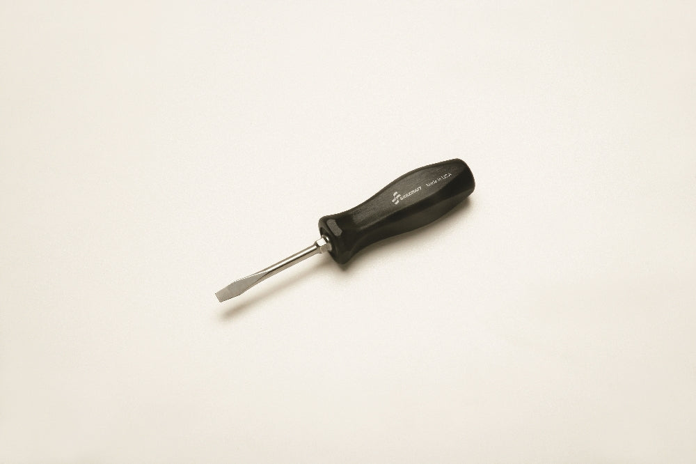 Image of SKILCRAFT® Pro-Grade Screwdriver, 3/16" Slotted Tip, 3", Case of 12