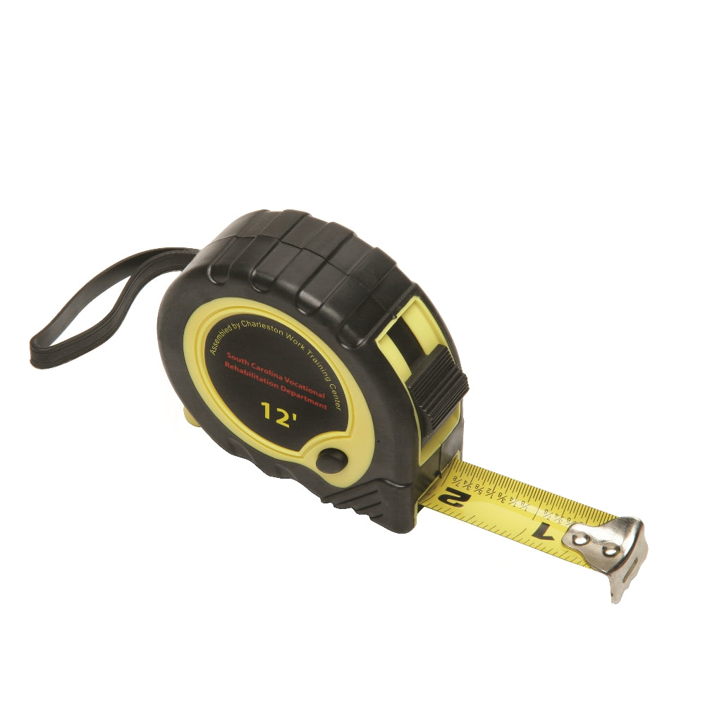 Tape Measure Steel Tape, 16th Graduations Entire Length, 12' x 3/4"