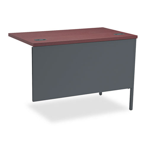 Image of HON® HP3236L.N.S Metro Classic Series Workstation Return, Left, 42w x 24d x 29.5h, Mahogany/Charcoal