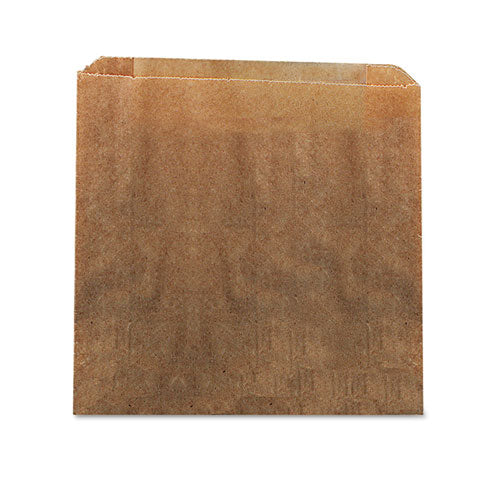 Image of HOSPECO® HS-6141 Waxed Kraft Liners, 10.5" x 3.25" x 9.38", Brown, 250/Carton