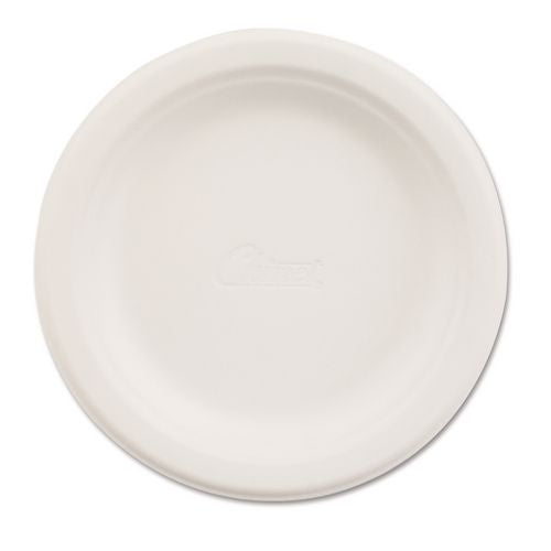 Image of Chinet® 21225 Paper Dinnerware, Plate, 6" Dia, White, 1,000/carton