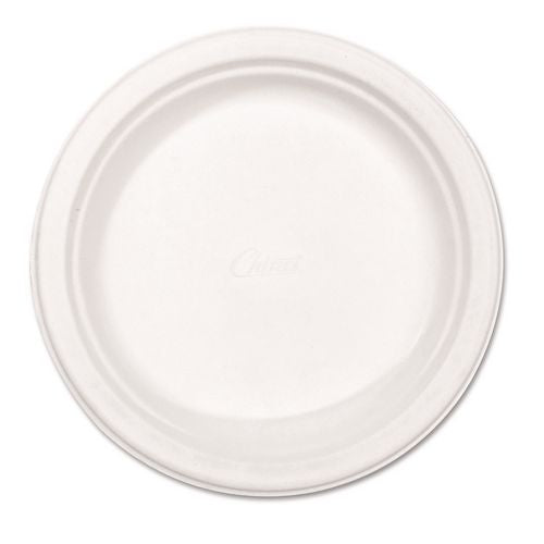 Image of Chinet® 21227 Paper Dinnerware, Plate, 8.75" Dia, White, 500/carton