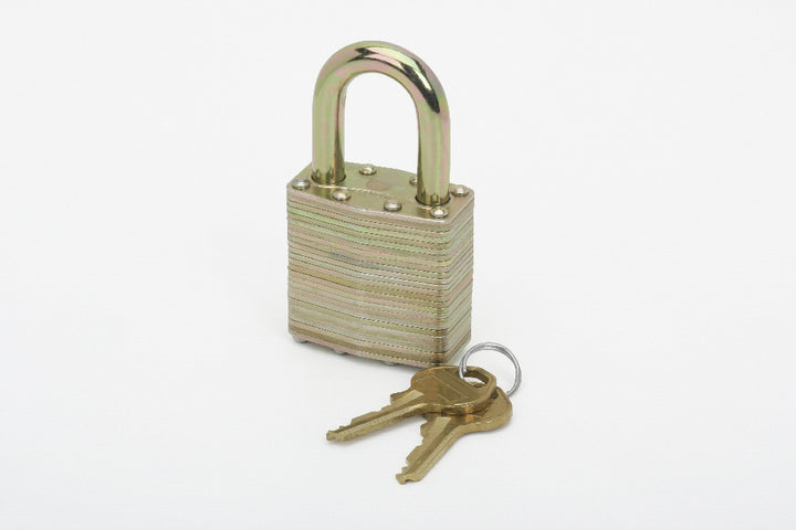 Image of SKILCRAFT® Padlock, Laminated Case, 1.75" Wide, Steel, No Chain