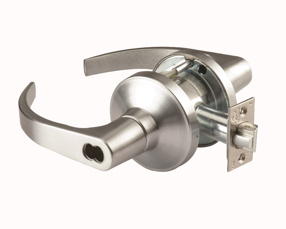 Skilcraft Door Locks Cylindrical GT Series, Store Door F91, GT 137, Boston, Small Interchangeable Core
