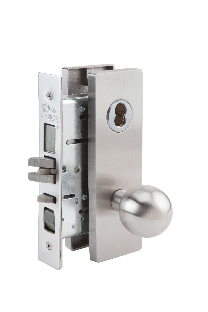 Skilcraft Door Locks Mortise MR Series, Front Door / Apartment / Corridor F08, MR 117, Ball Knob