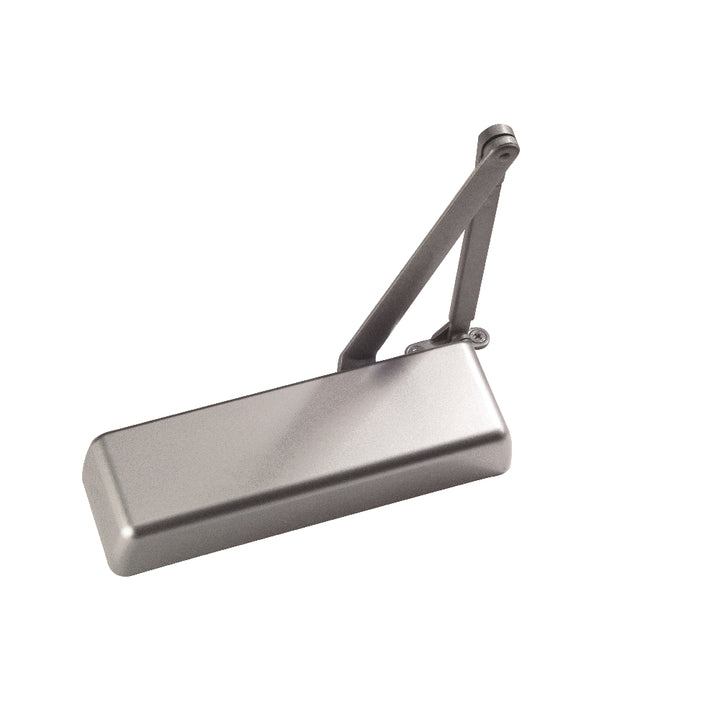 Skilcraft Door Closers, Delayed Action, 7141 Institutional Extra Heavy Duty with Door Saver Arm, 12" L x 2" W x 3-1/2" H