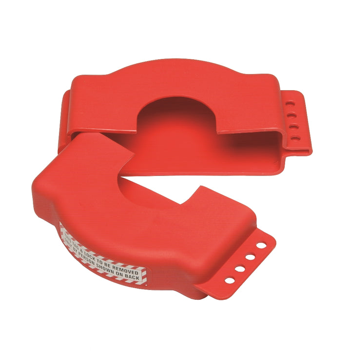 Image of SKILCRAFT® Gate Valve Lockout, 1" to 6-1/2", Adjustable, 4 Padlocks
