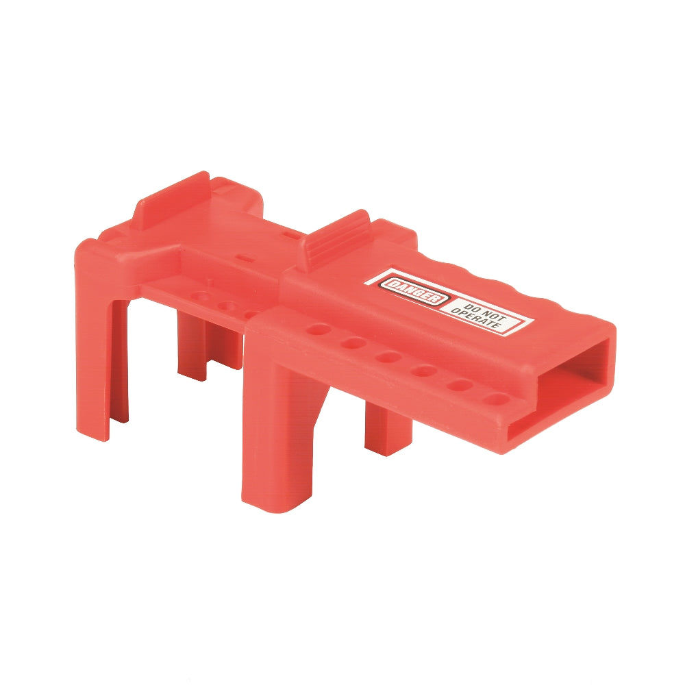 Image of SKILCRAFT® Ball Valve Lockout, Fits Pipe Size 3/8" to 1-1/4", Plastic