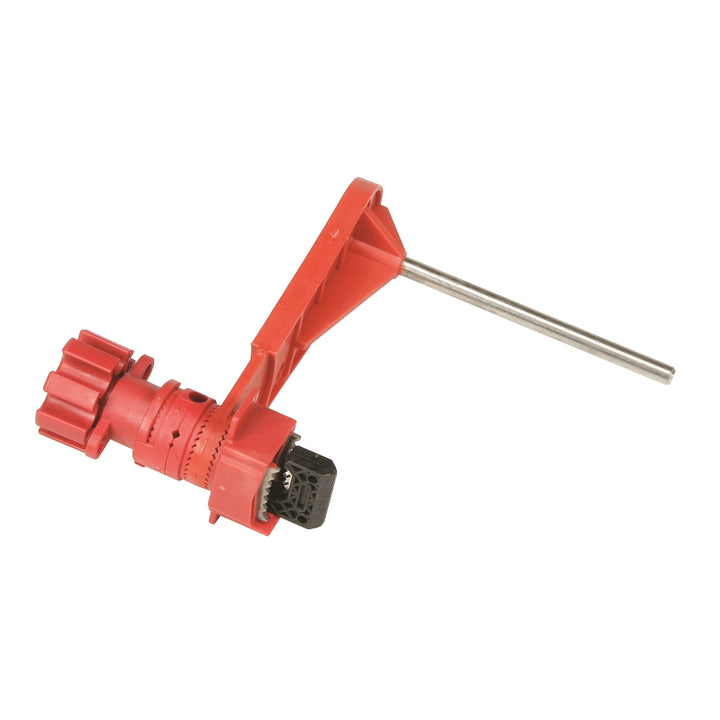 Image of SKILCRAFT® Ball Valve Lockout, Adjustable Large Arm, 5.75", Nylon & Stainless Steel