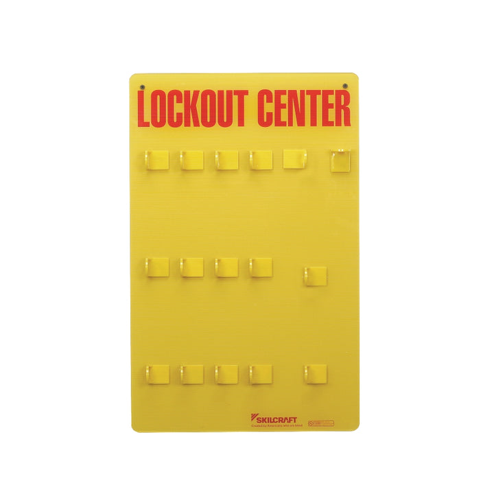 Image of SKILCRAFT® Lockout Tagout Station, 12 Padlock Slots
