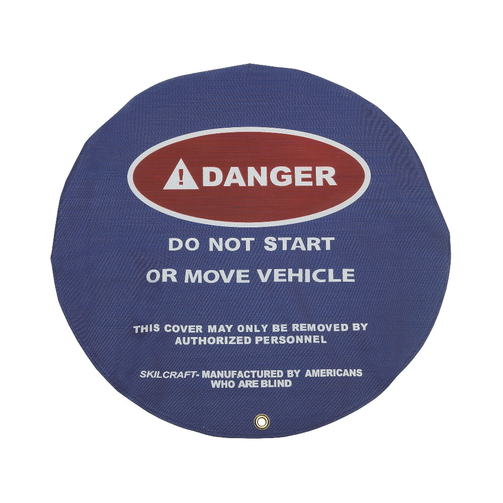 Image of SKILCRAFT® Lockout Tagout Steering Wheel Cover, 16"